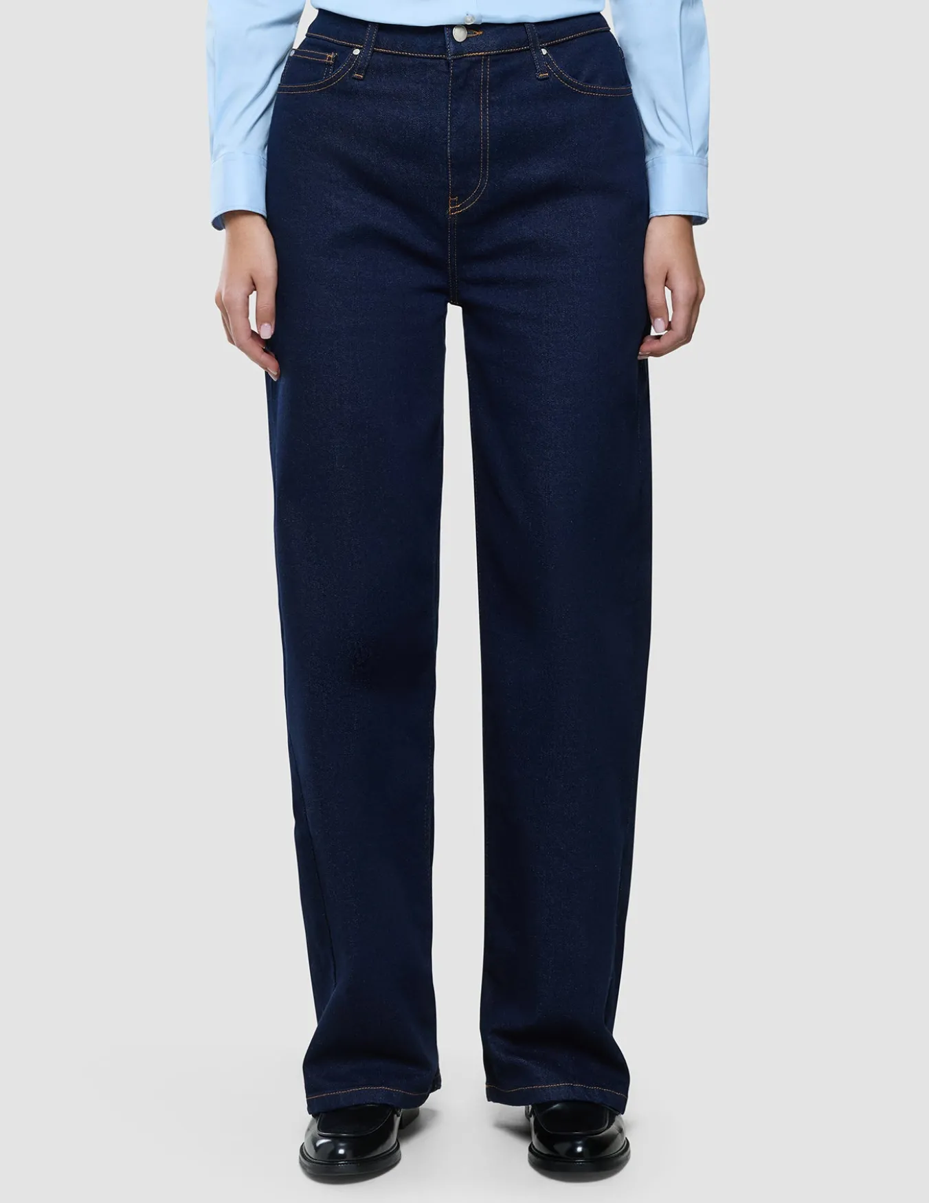 Women's Classic Jeans Relaxed Dark Blue