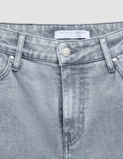 Women's Classic Jeans Tapered Light Grey Washed