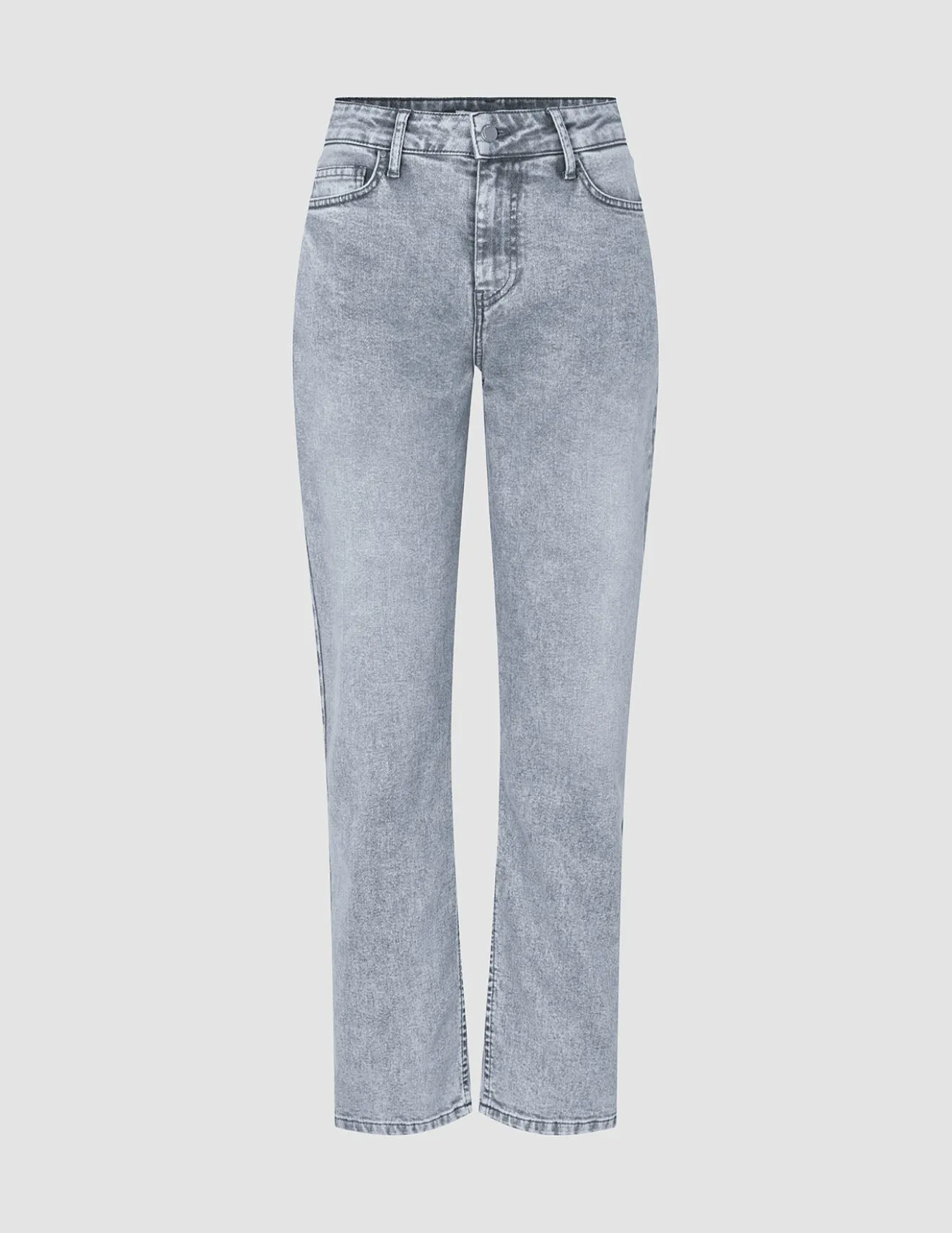 Women's Classic Jeans Tapered Light Grey Washed