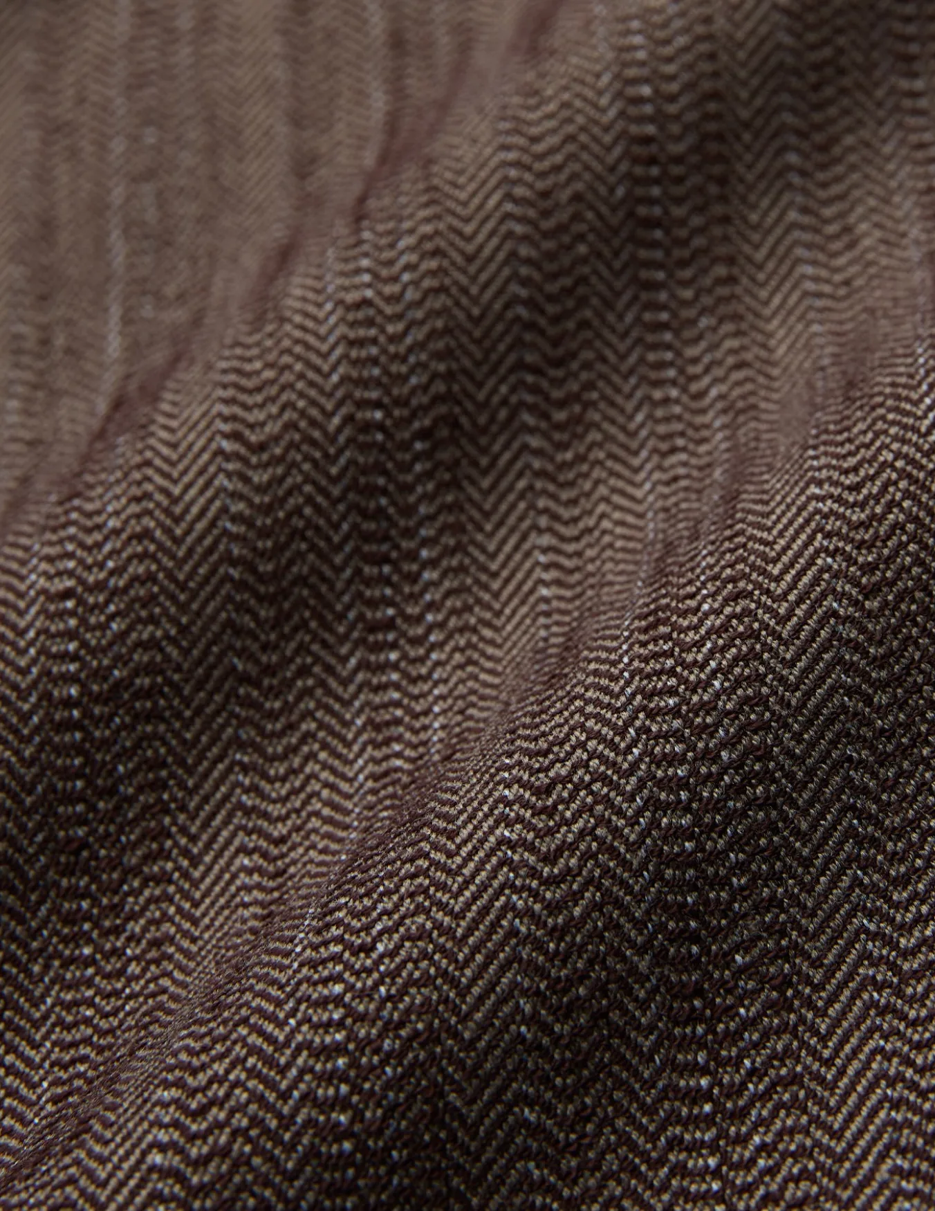 Women Serene Pants Wide Brown Stone Herringbone