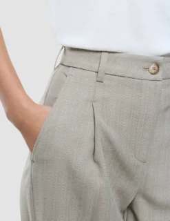 Women Serene Pants Wide Burnt Sugar Herringbone