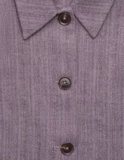 Women Serene Short Jacket Pink Winery Herringbone