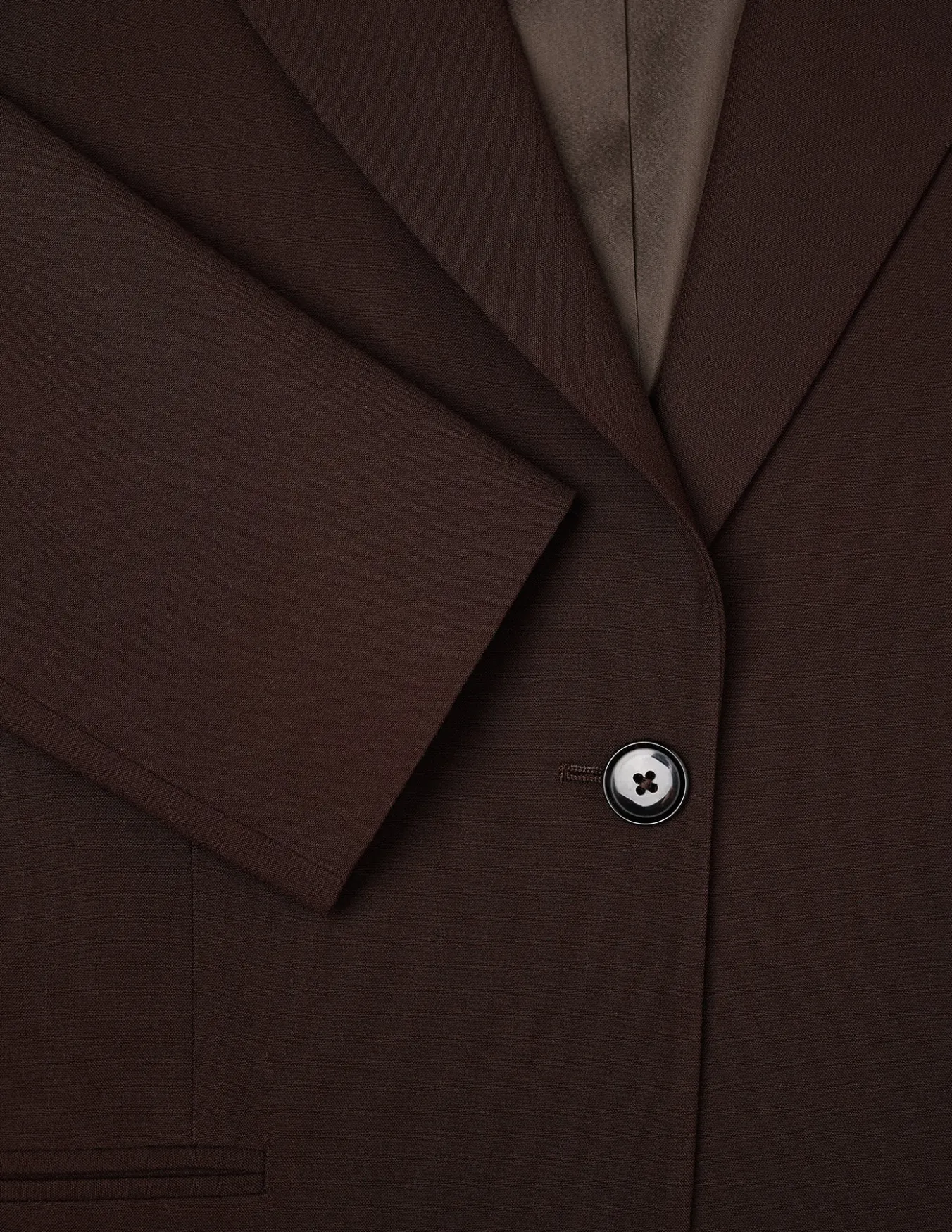 Women's Essential Fitted Blazer Espresso