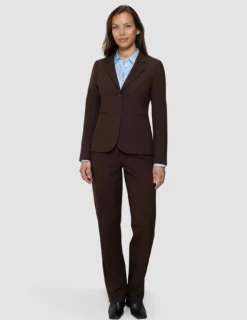Women's Essential Fitted Blazer Espresso
