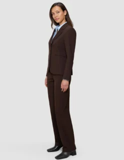 Women's Essential Fitted Blazer Espresso