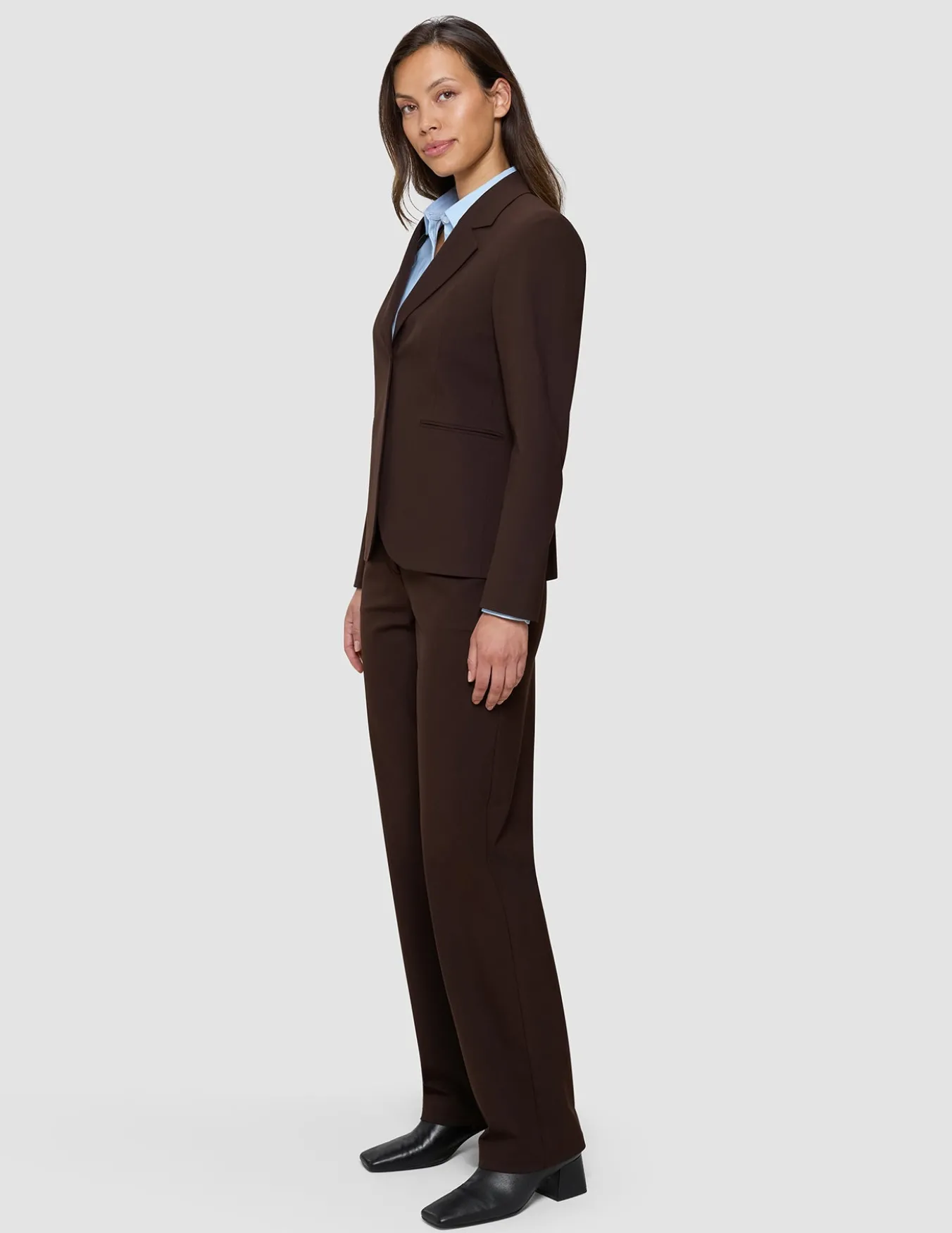 Women's Essential Fitted Blazer Espresso
