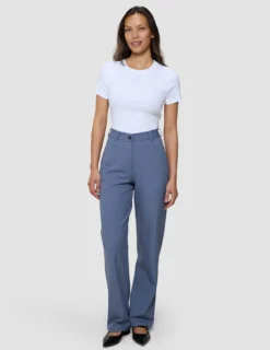 Women's Essential Pants Straight Frost Blue