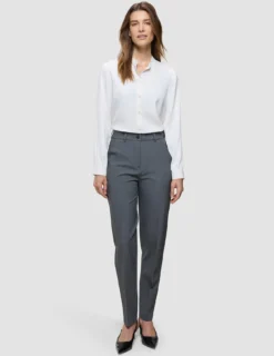 Women's Essential Pants Tapered Dark Grey Melange