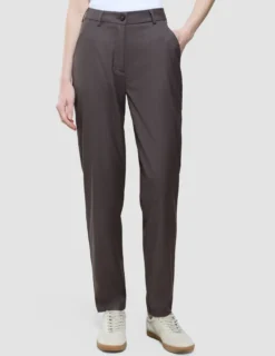 Women Skye Pants Tapered Dark Chestnut Melange