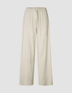 Women's Linen Pants Relaxed Sandy Beige