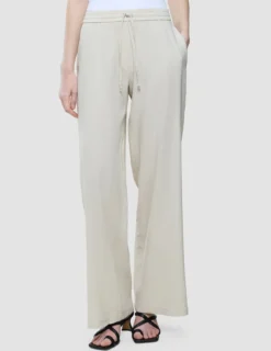 Women's Linen Pants Relaxed Sandy Beige