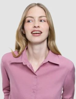 Women's Linen Shirt Dusty Cerise