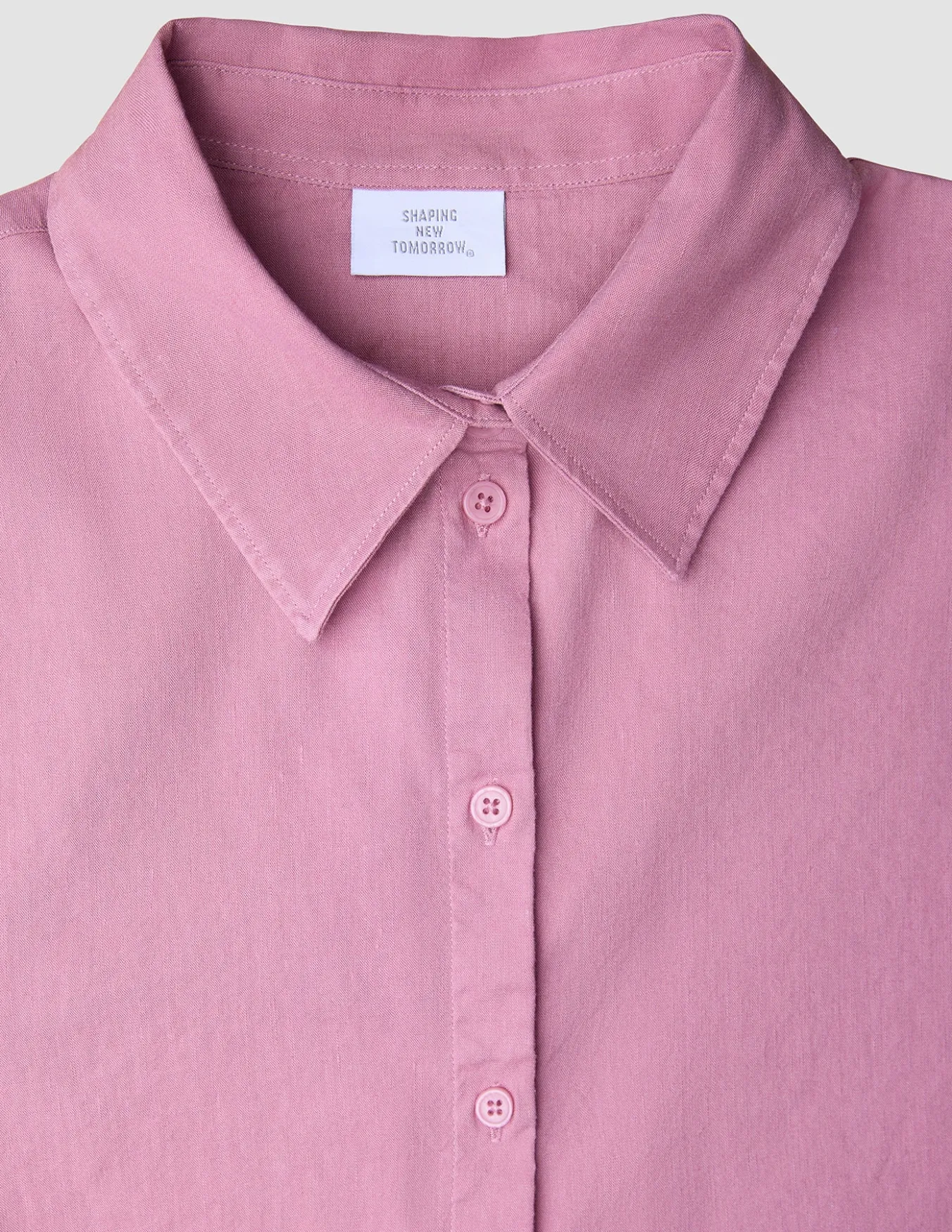 Women's Linen Shirt Dusty Cerise