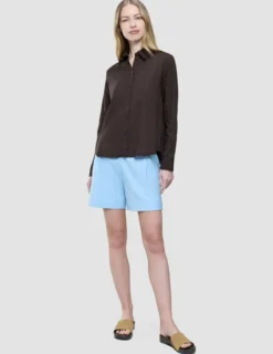 Women's Linen Shirt Espresso
