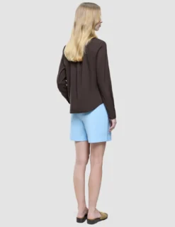 Women's Linen Shirt Espresso