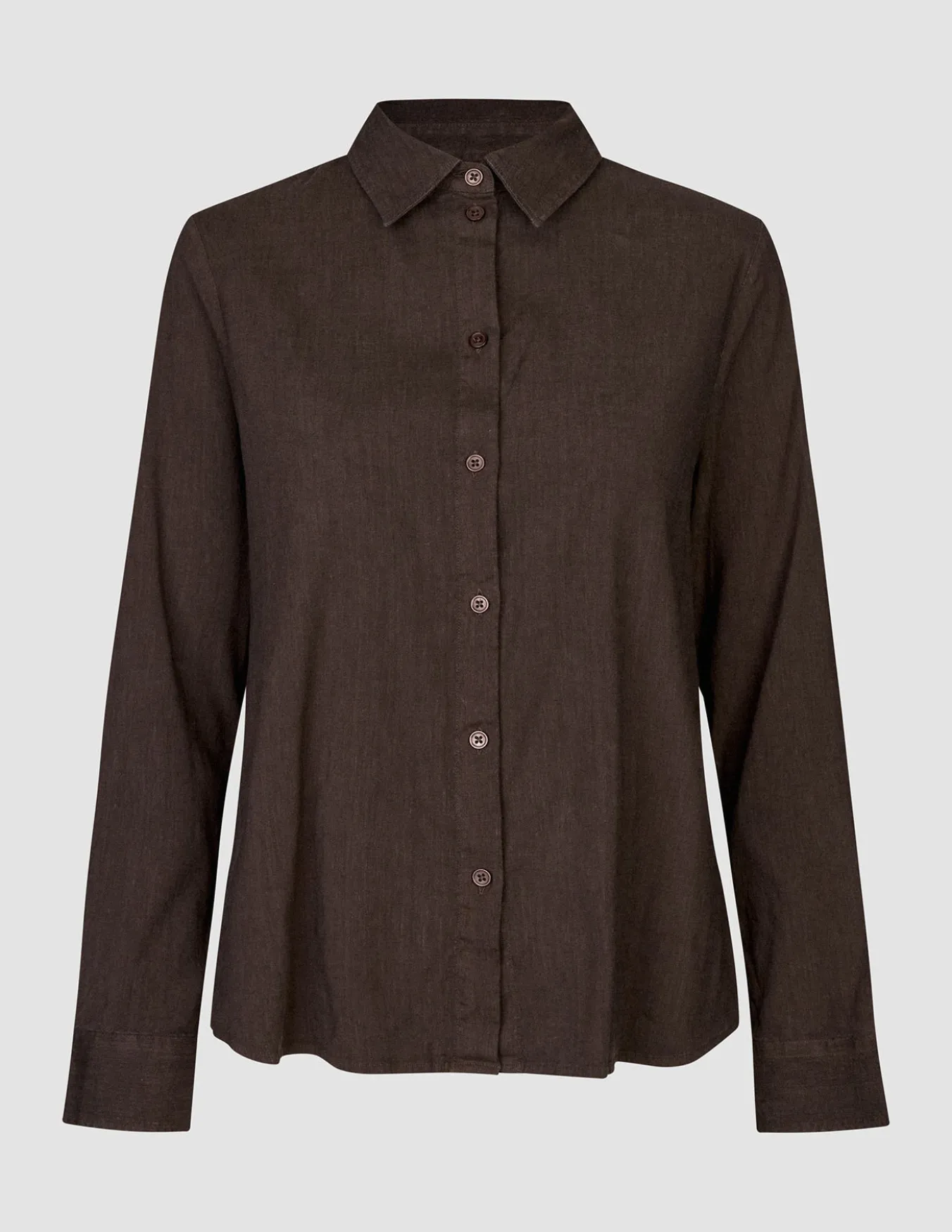 Women's Linen Shirt Espresso