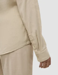 Women's Linen Shirt Sandy Beige
