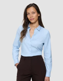Women's Oxford Shirt Sky Blue Slim