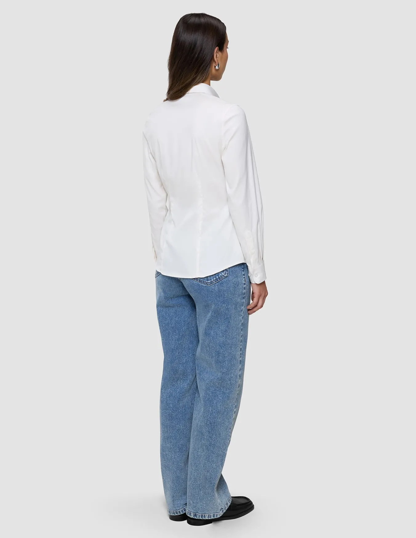 Women's Oxford Shirt White Orchid Slim