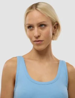 Women's Rib Tank Top Blissful Blue