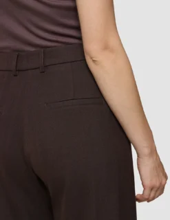 Women's Serene Pants Wide Chocolate Herringbone