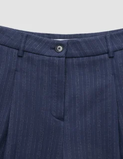 Women's Serene Pants Wide Marine Pinstripe