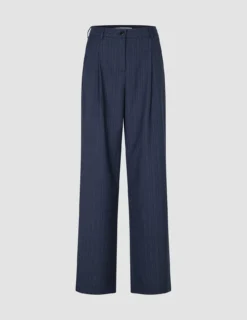 Women's Serene Pants Wide Marine Pinstripe