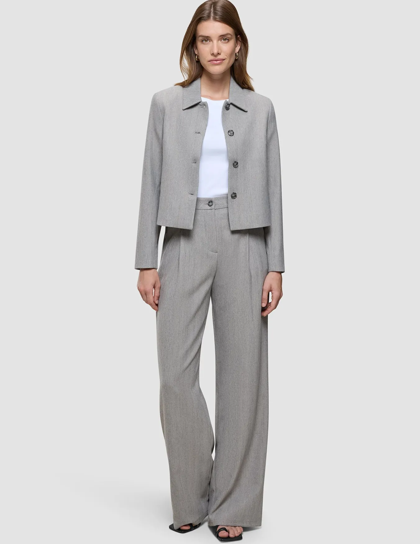 Women's Serene Short Jacket Tapestry Herringbone