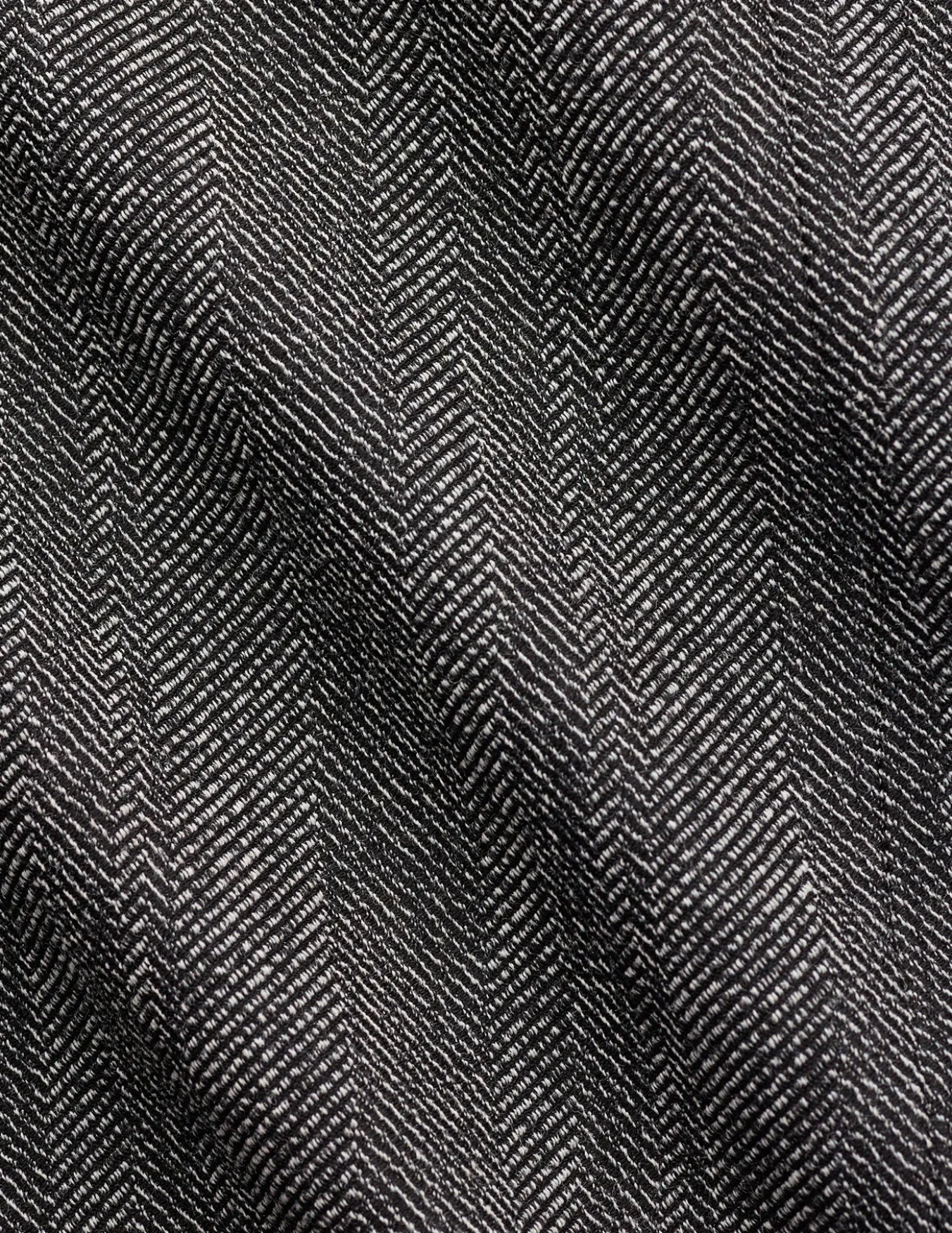 Women's Serene Short Skirt Grey Herringbone