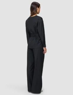 Women's Skye Belted Overshirt Black