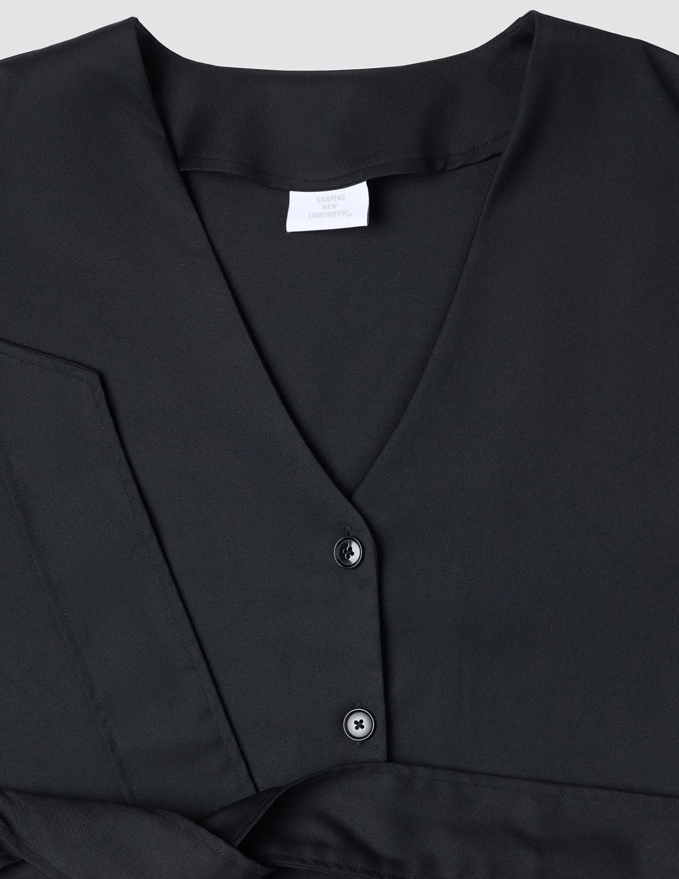 Women's Skye Belted Overshirt Black