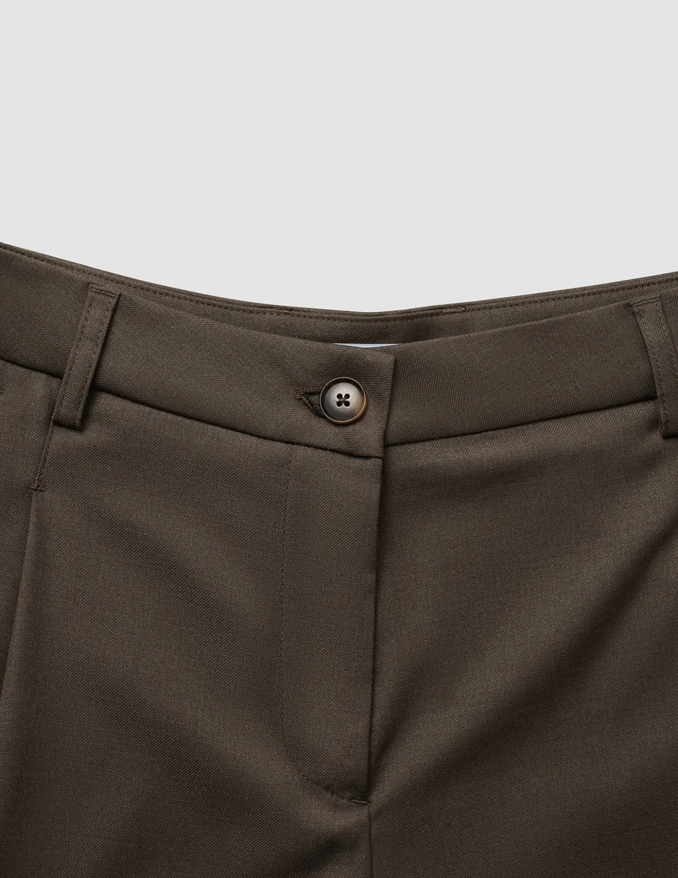 Women's Skye Pants Wide Dark Chestnut Melange