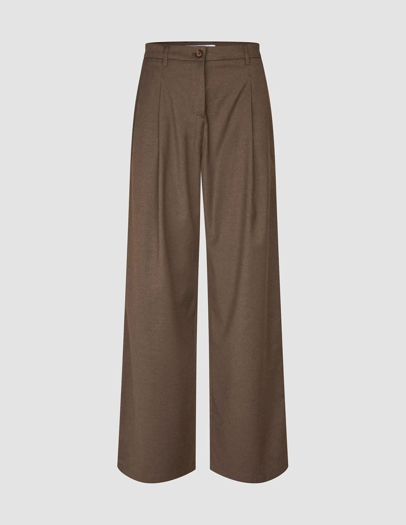 Women's Skye Pants Wide Dark Chestnut Melange