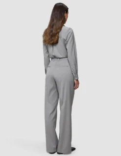 Women's Skye Pants Wide Mellow Beige Herringbone