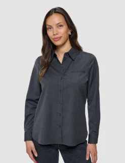 Women's Skye Shirt Charcoal Melange