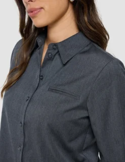 Women's Skye Shirt Charcoal Melange