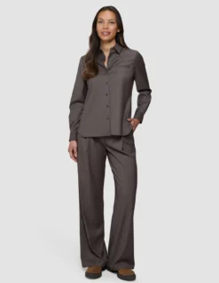 Women's Skye Shirt Dark Chestnut Melange