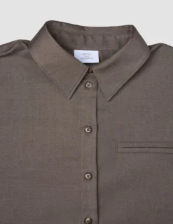 Women's Skye Shirt Dark Chestnut Melange