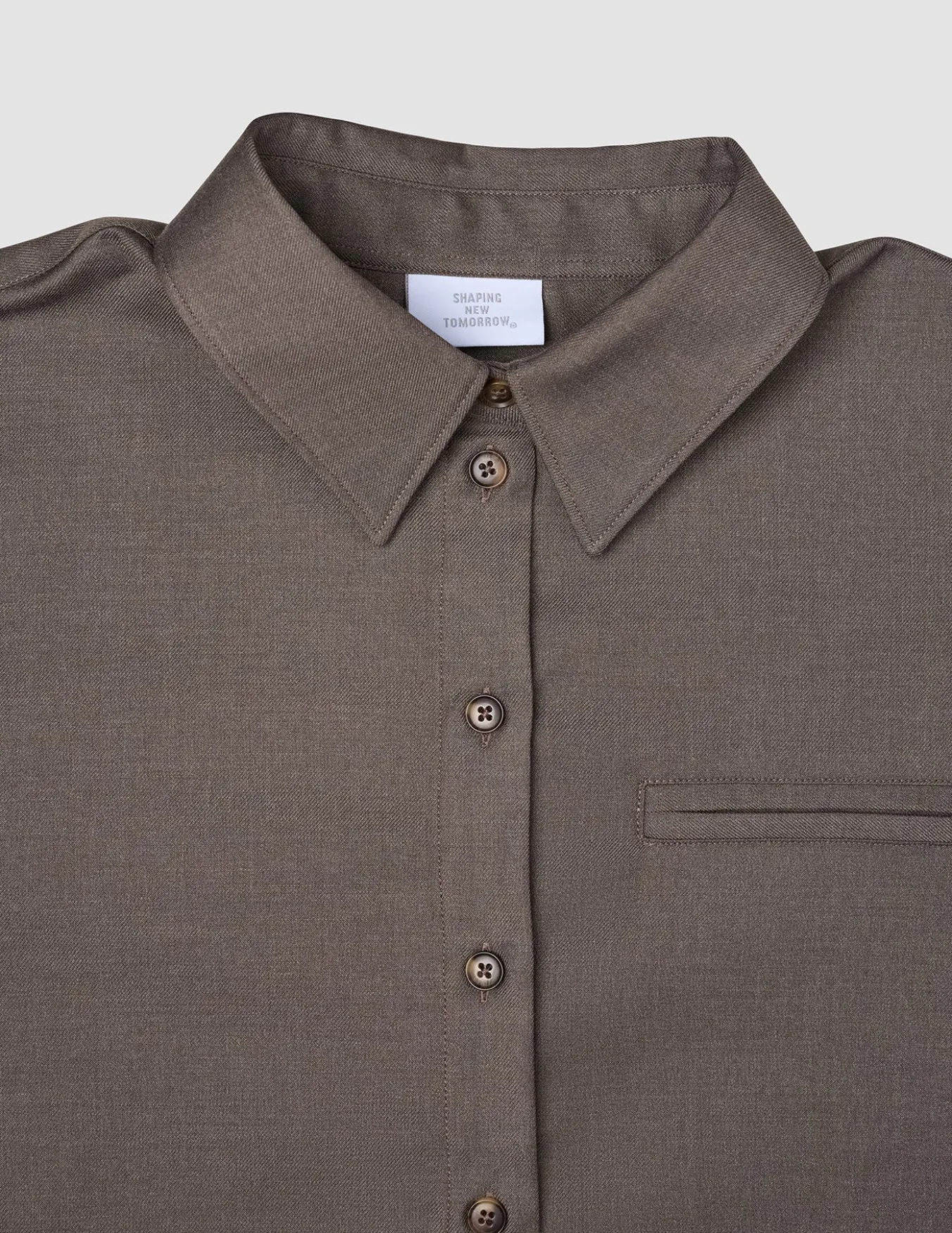 Women's Skye Shirt Dark Chestnut Melange