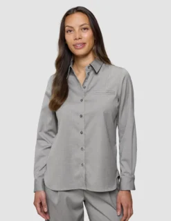 Women's Skye Shirt Mellow Beige Herringbone
