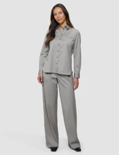 Women's Skye Shirt Mellow Beige Herringbone