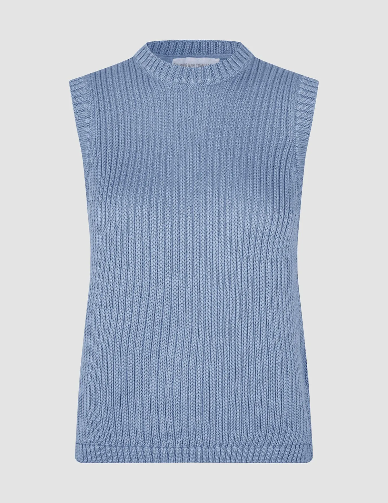Women's Structured Knit Top Serenity Blue