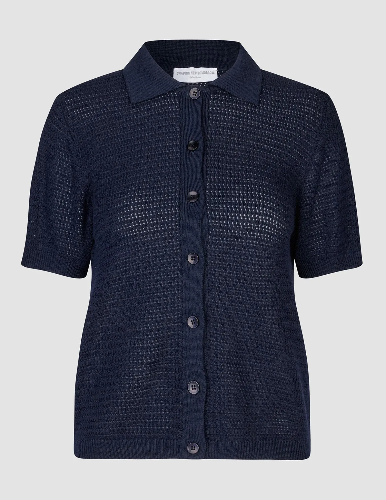 Women's Structured Polo Navy