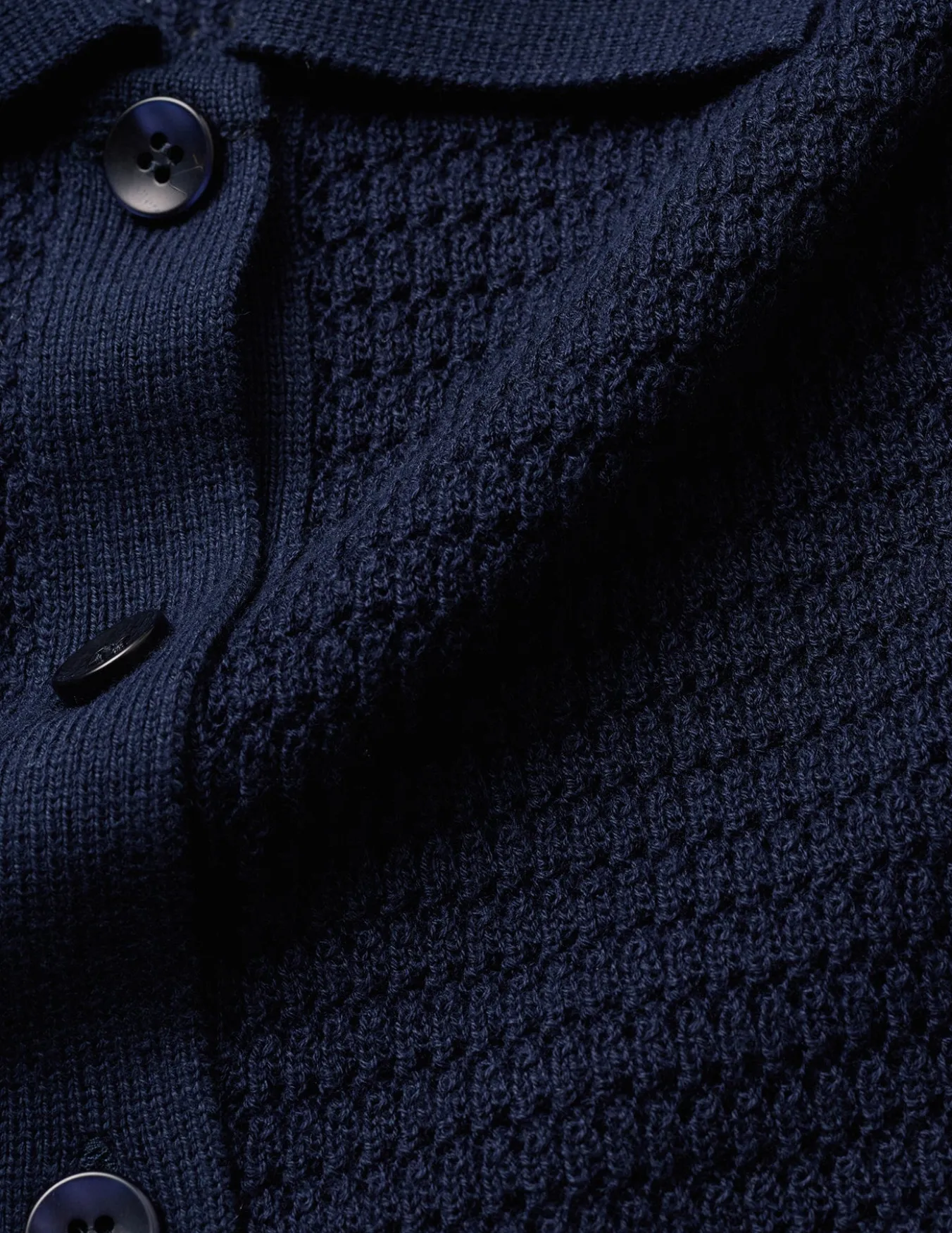 Women's Structured Polo Navy