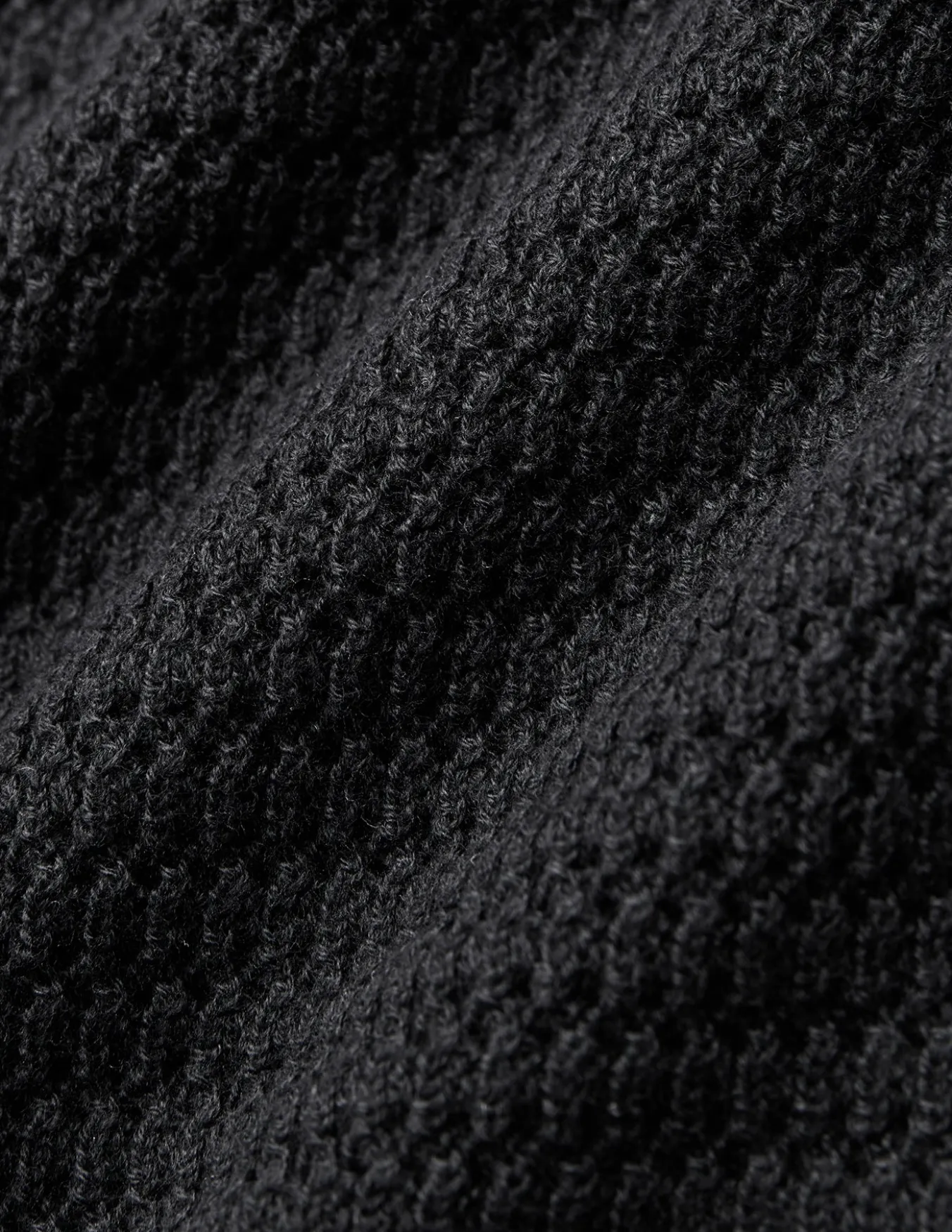 Women Structured Polo Long Sleeve Black