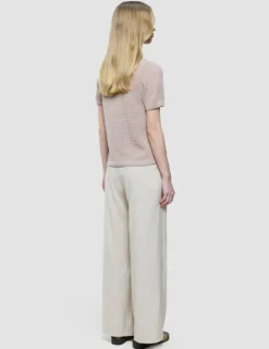 Women Structured Polo Sandy Beige